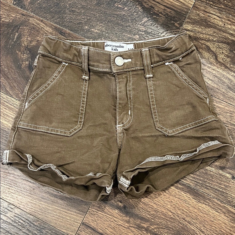 Abercrombie Kids brown Jean Shorts size 7/8